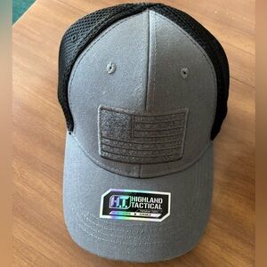 Highland Tactical Gray and Black Cap